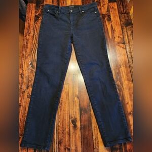 Talbots Black Slim Ankle Jeans Sz 10